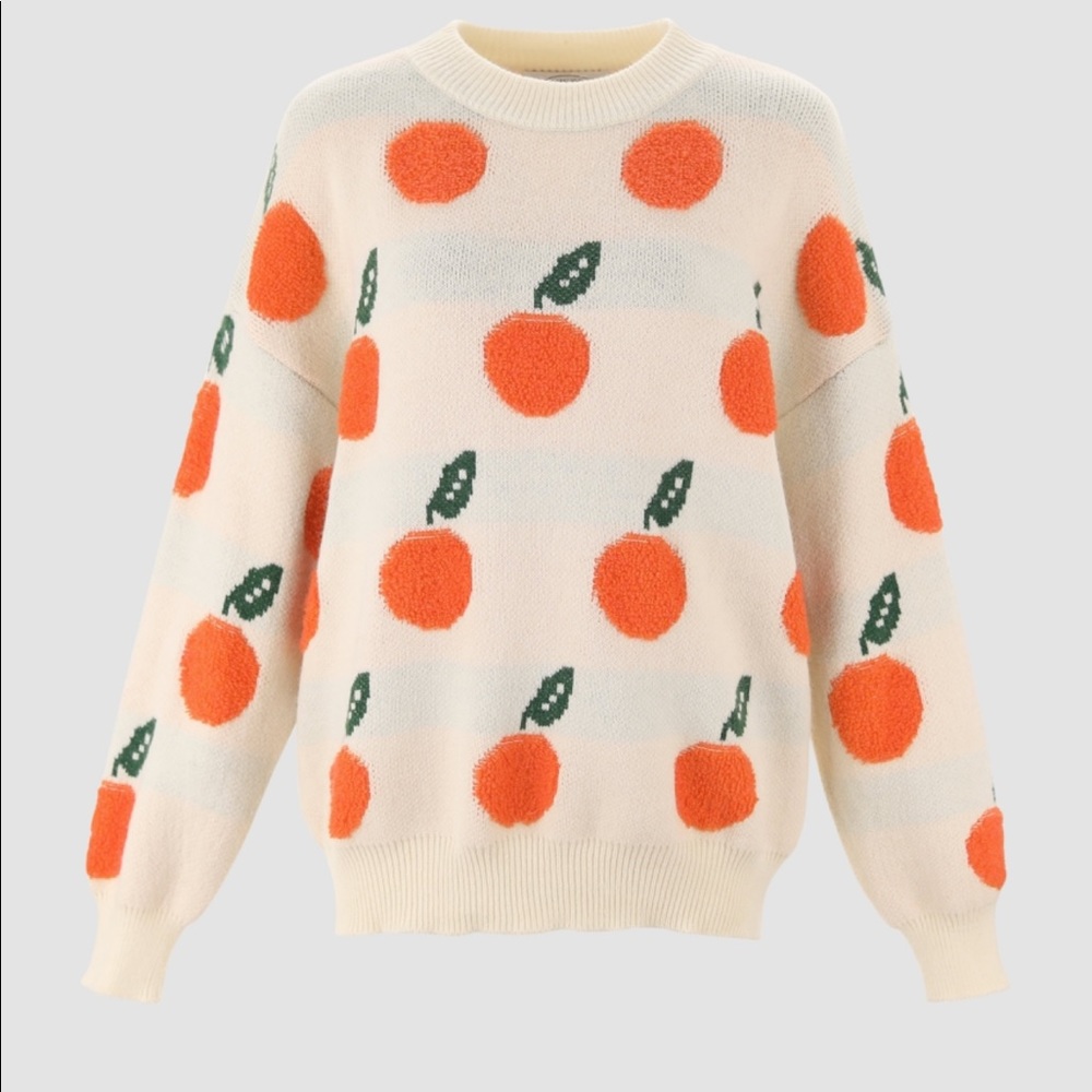 NWT Orange Knit Sweater